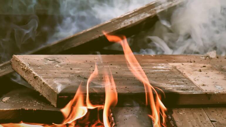 can you burn heat treated wood

