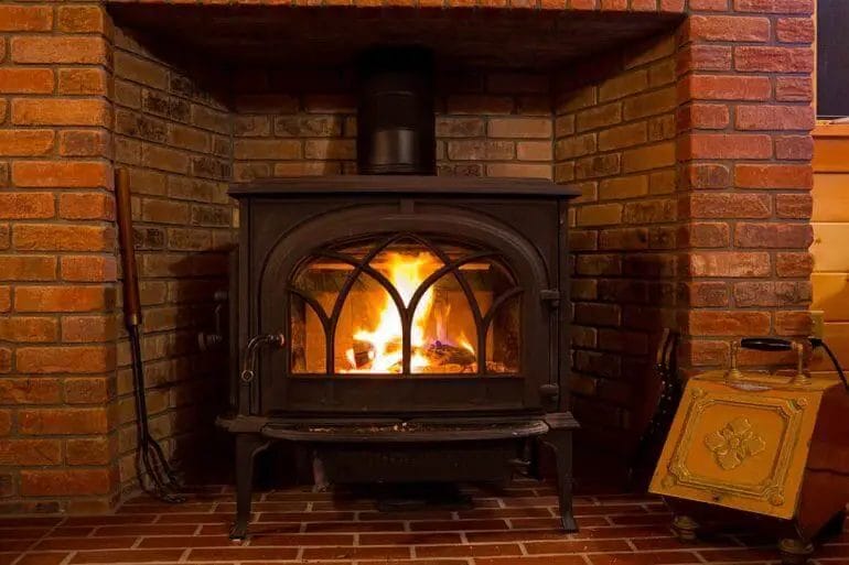 can you leave a wood stove unattended