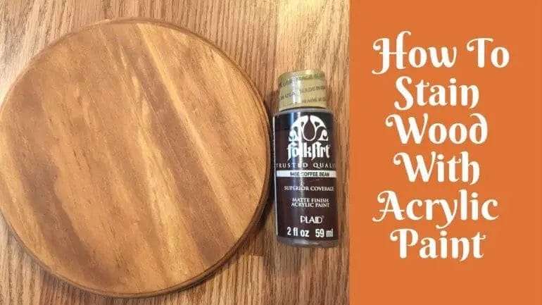 can you stain painted wood
