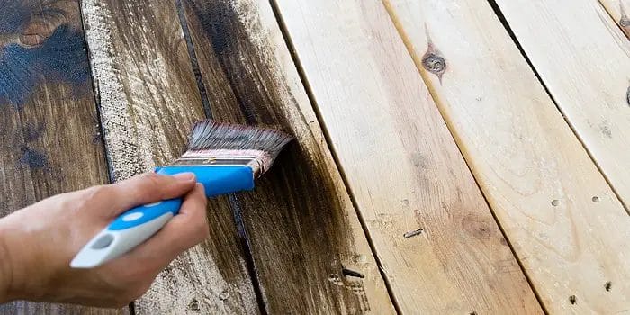 can you use concrete paint on wood
