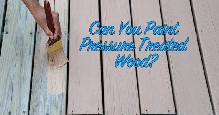 how long before painting pressure treated wood
