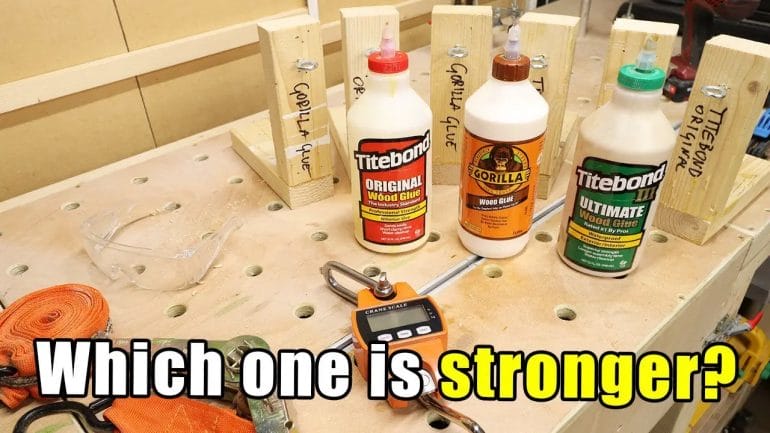 how much weight can wood glue hold
