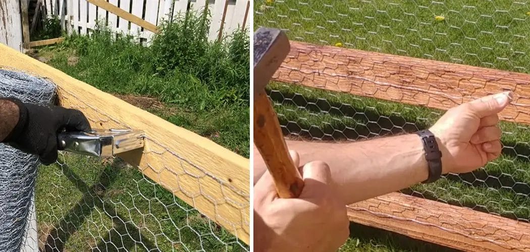 How To Attach Chicken Wire To Wood? - Tools Voice