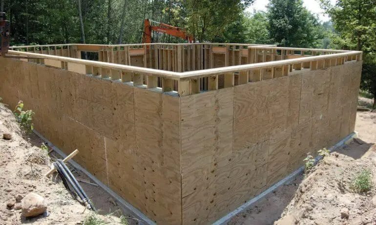 how to build a wood foundation
