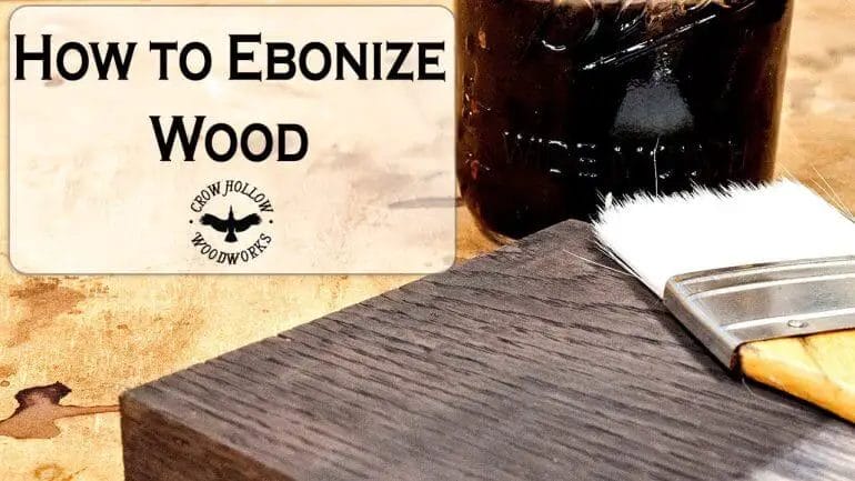 how to ebonize wood

