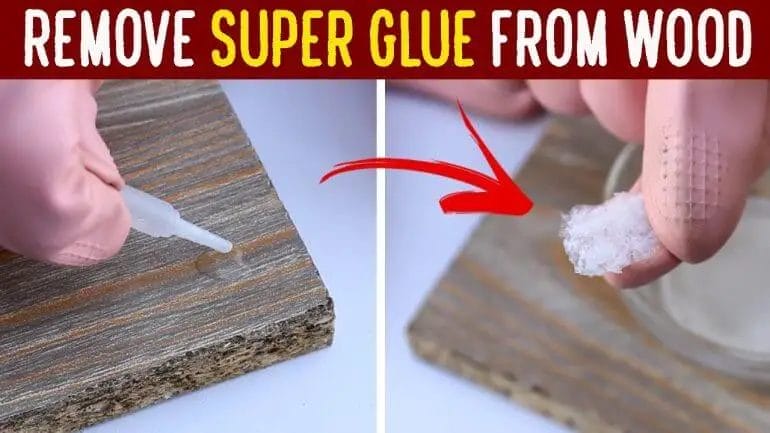 how to get wood glue off of wood
