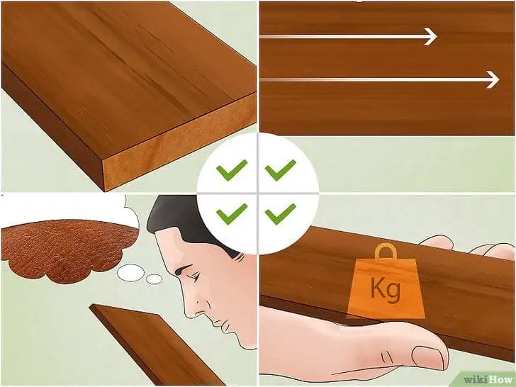 how to identify teak wood