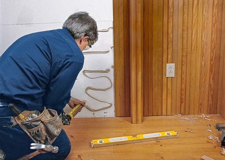 how to install wood paneling
