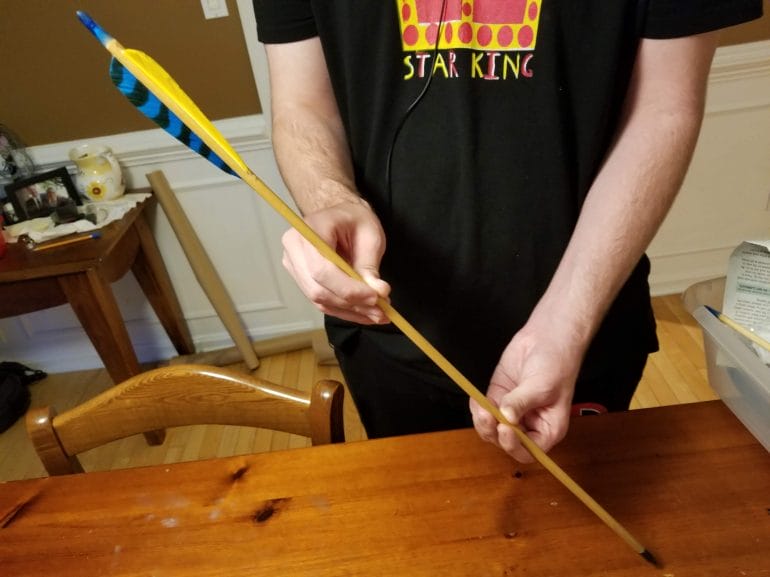 how to make a wood arrow
