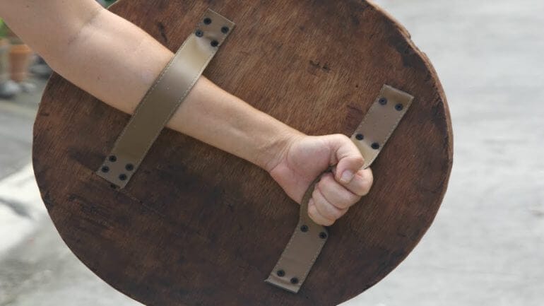 how to make a wood shield