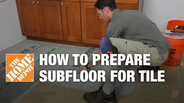 how to prepare a wooden floor for tiling
