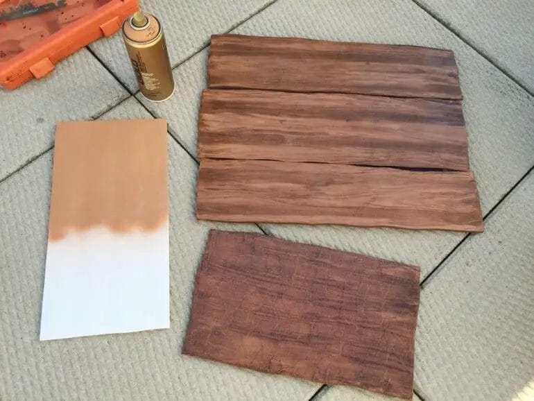 how to stain fake wood
