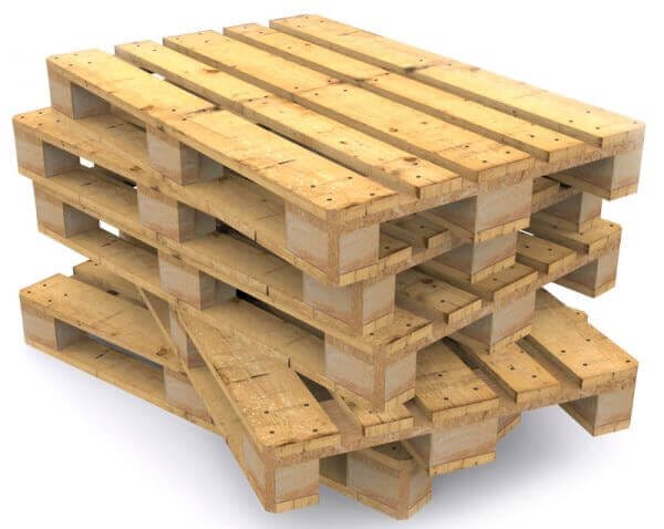 what kind of wood are pallets made of
