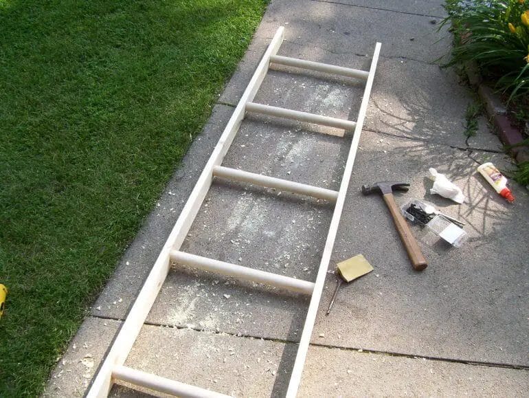how to make wood ladder
